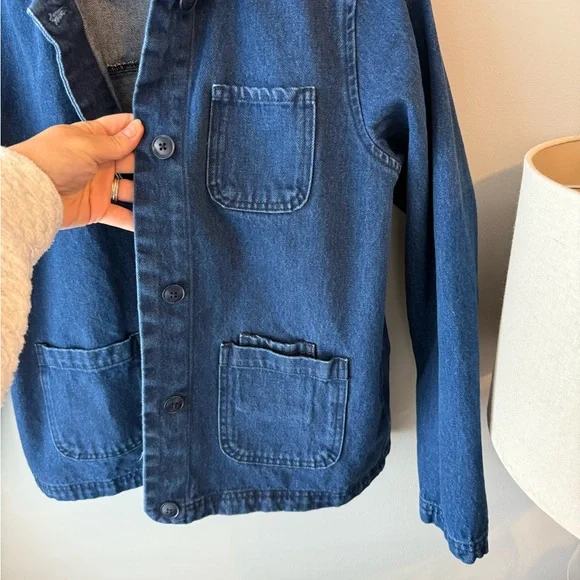 Seasalt Cornwall Denim Reading Rocks Chore Jacket - Picture 6 of 12